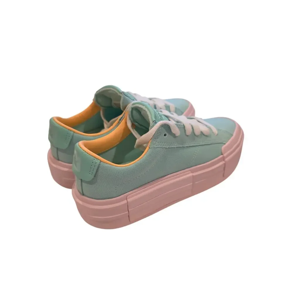 Converse Move Platform Low‎ Top Sneakers Women's 9 Mint Green Pink Canvas NWOT